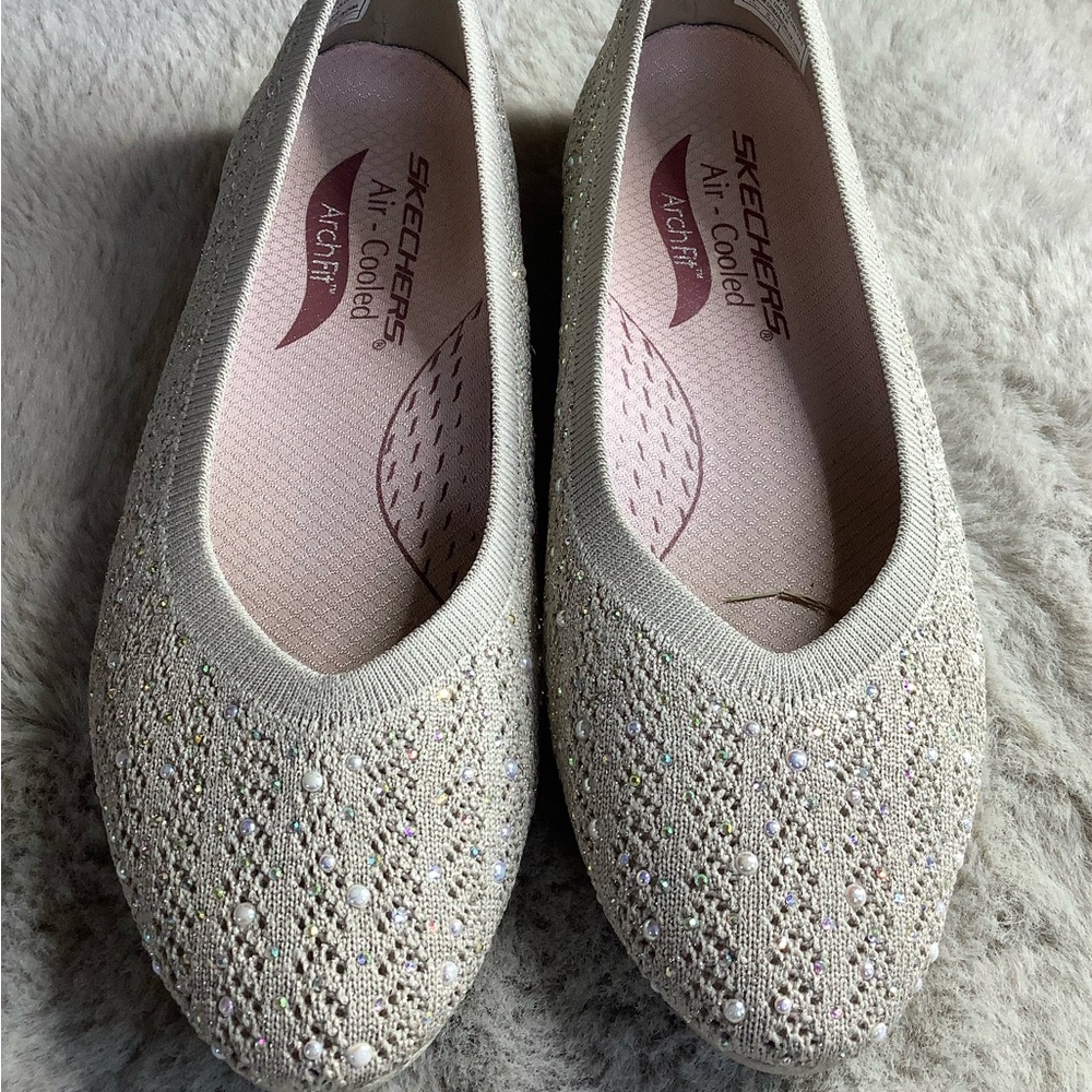 Skechers Sparkly Ballet Flats